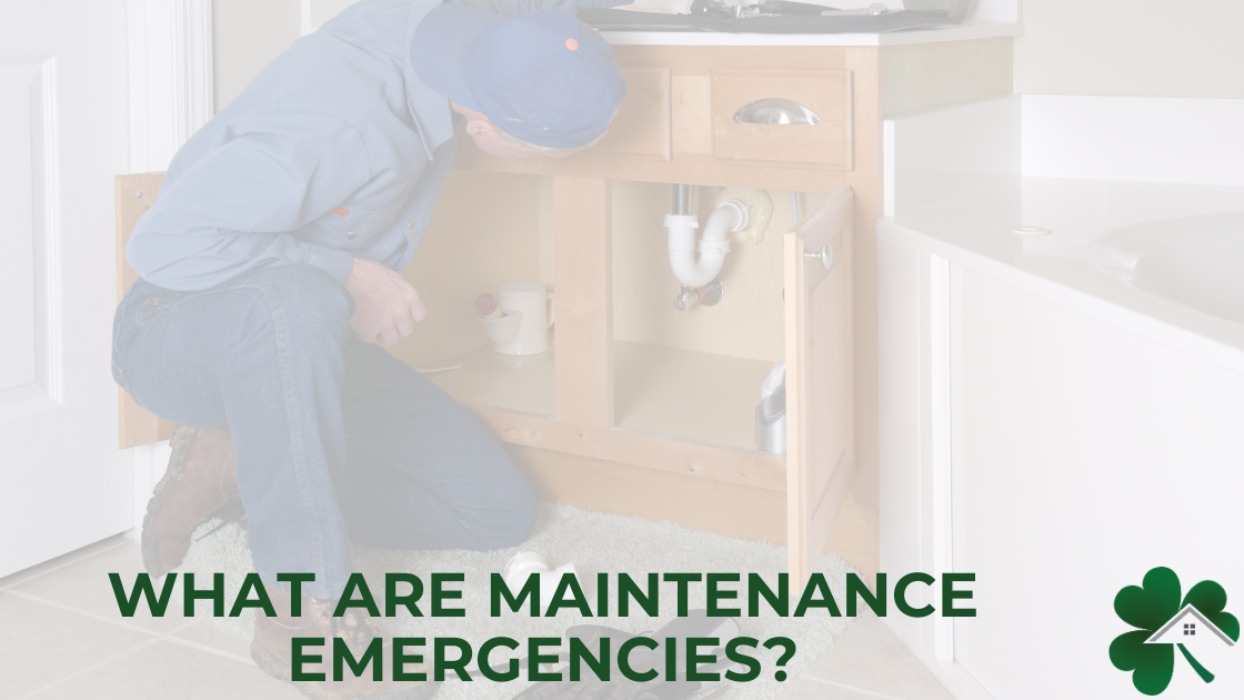 What are maintenance emergencies?